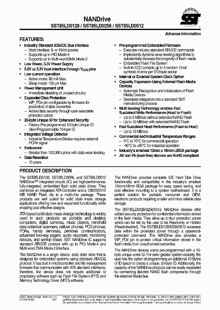SST85LD0128_1142163.PDF Datasheet