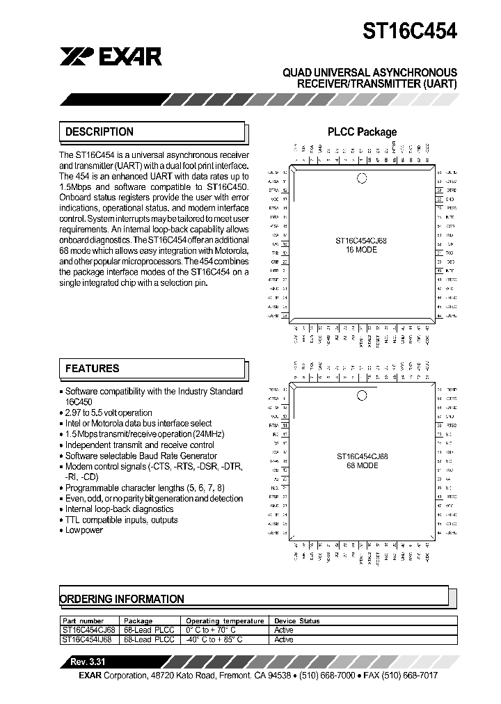 ST16C45405_1317249.PDF Datasheet