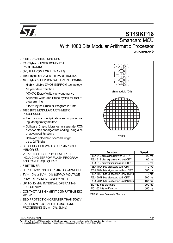ST19KF16_1317283.PDF Datasheet