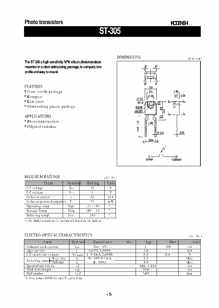 ST-305_1317401.PDF Datasheet