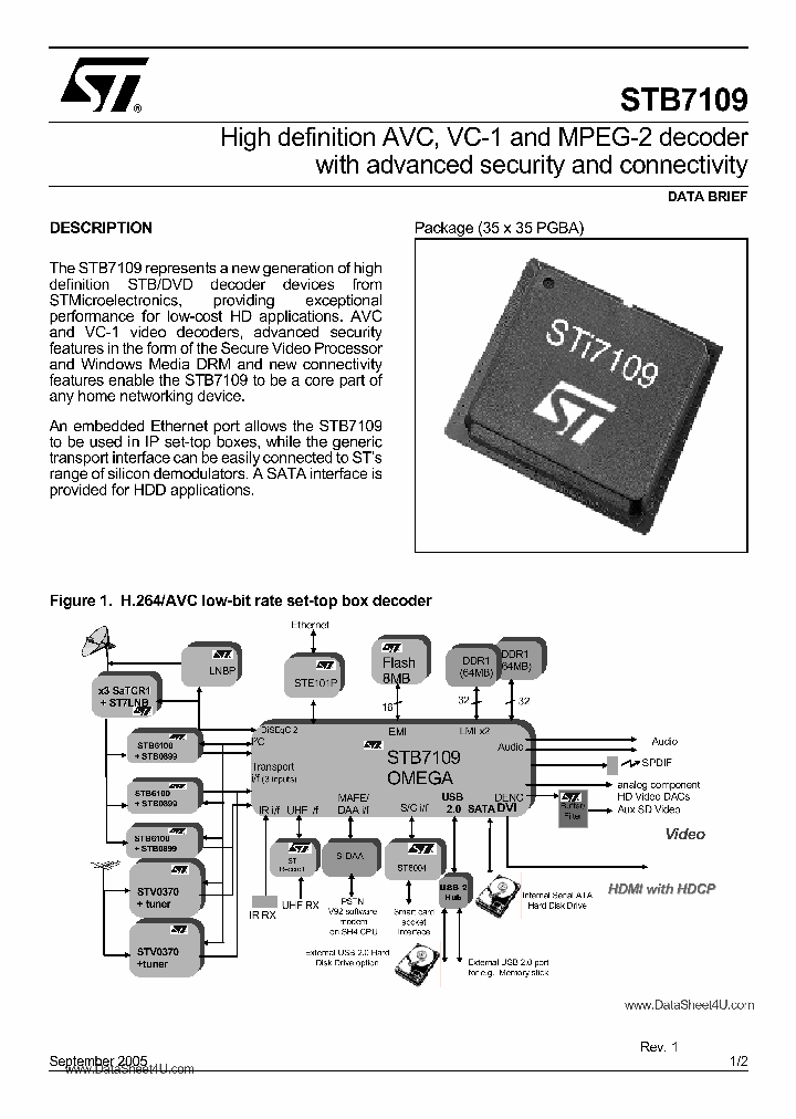 STB7109_1122934.PDF Datasheet