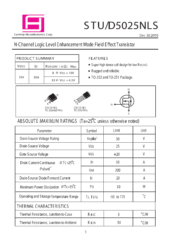 STD5025NLS_1318103.PDF Datasheet