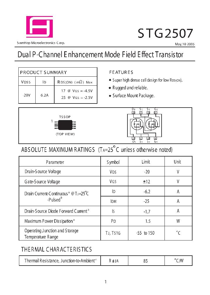STG2507_1054829.PDF Datasheet
