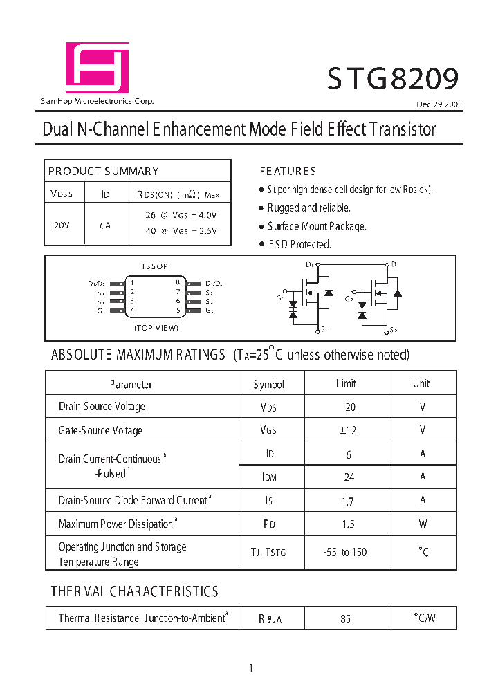 STG8209_1163941.PDF Datasheet