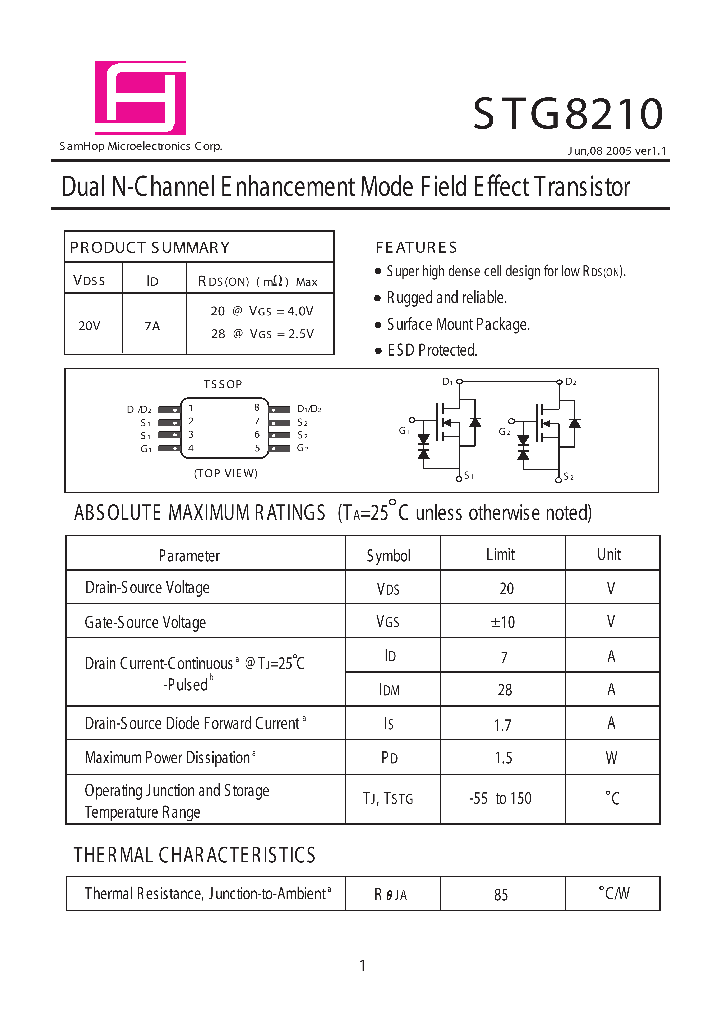 STG8210_1164986.PDF Datasheet