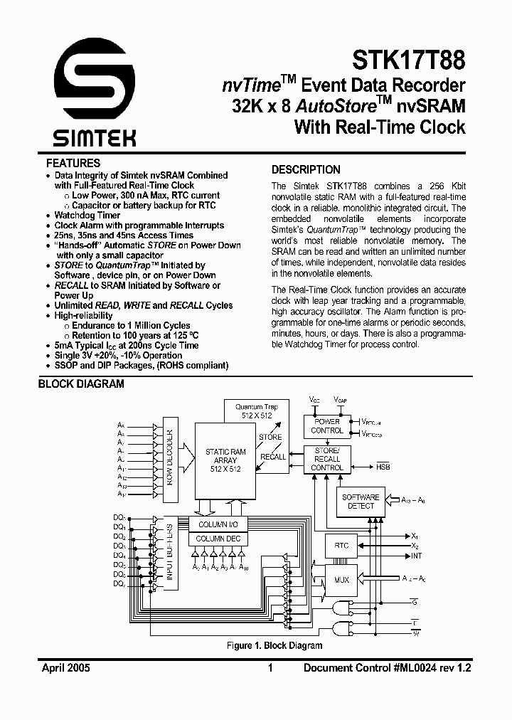 STK17T88_1143907.PDF Datasheet