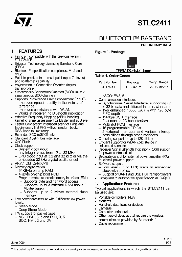 STLC2411_1318680.PDF Datasheet