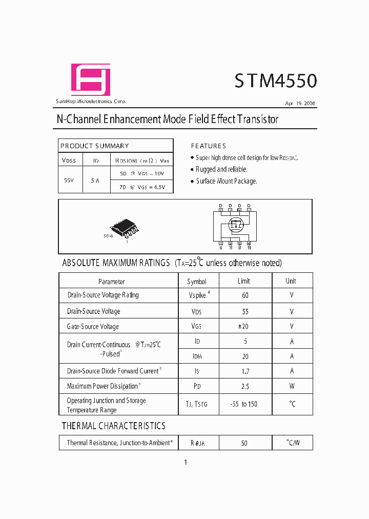 STM4550_1318747.PDF Datasheet