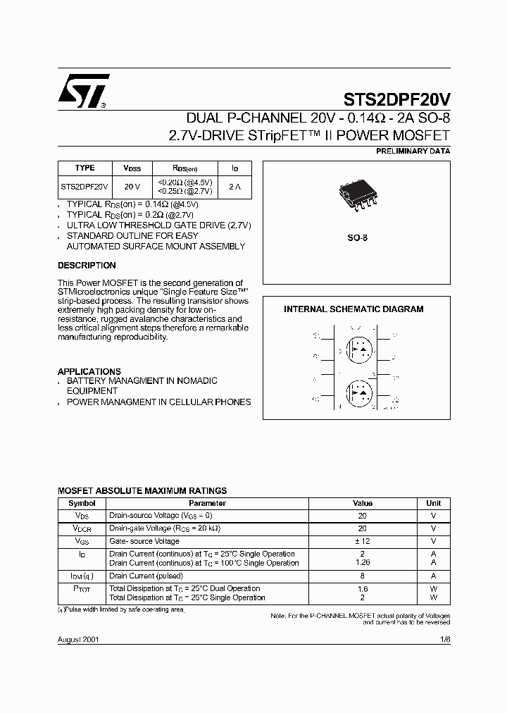 STS2DPF20V_1319353.PDF Datasheet