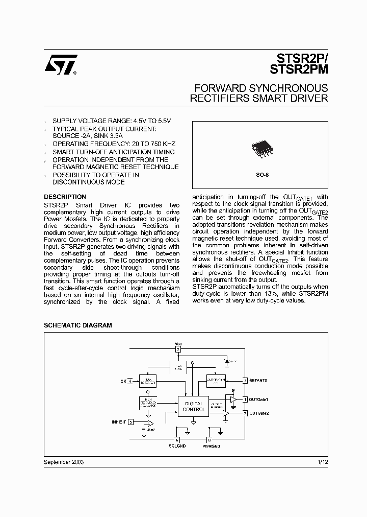 STSR2PMCD-TR_1319415.PDF Datasheet