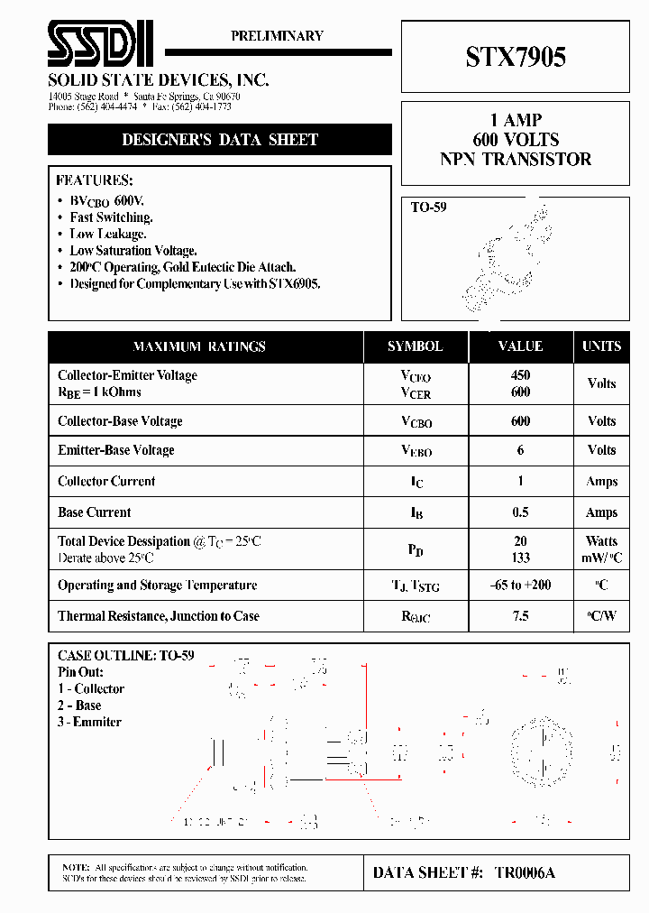 STX7905_1058985.PDF Datasheet
