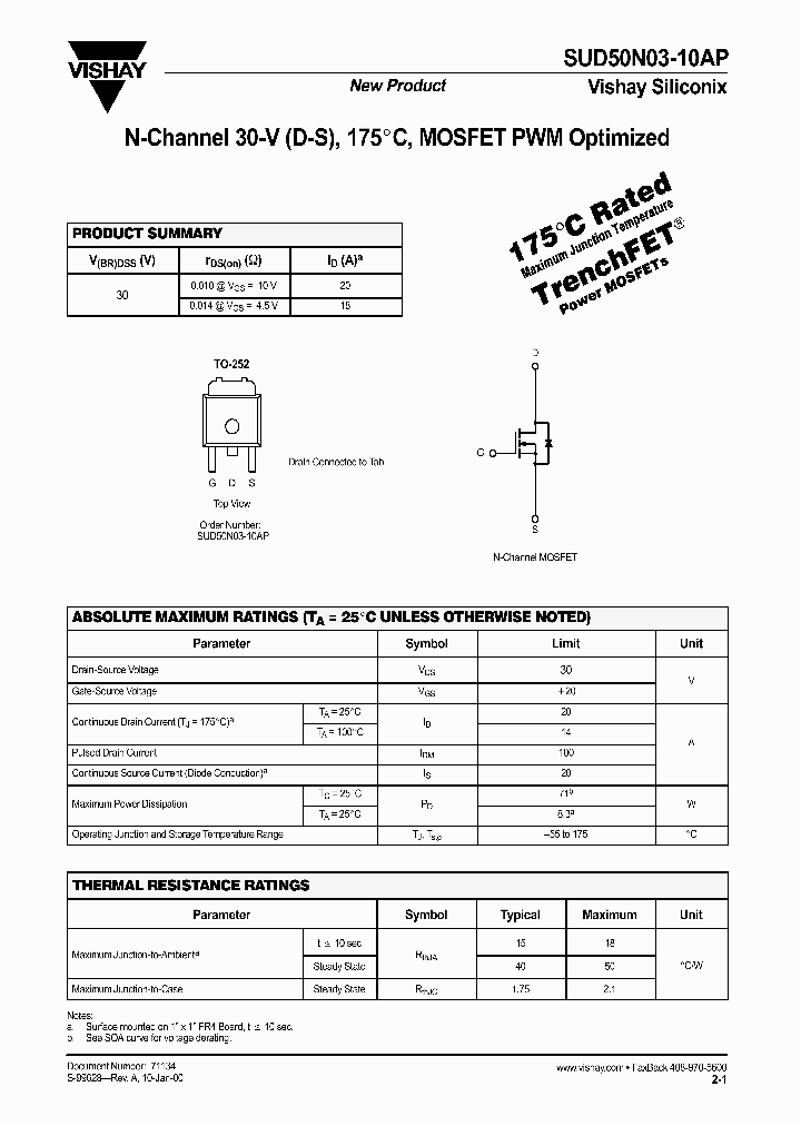SUD50N03-10AP_1319764.PDF Datasheet