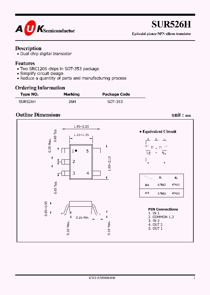 SUR526H_1319910.PDF Datasheet