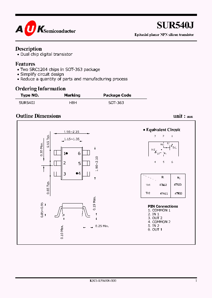 SUR540J_1176468.PDF Datasheet