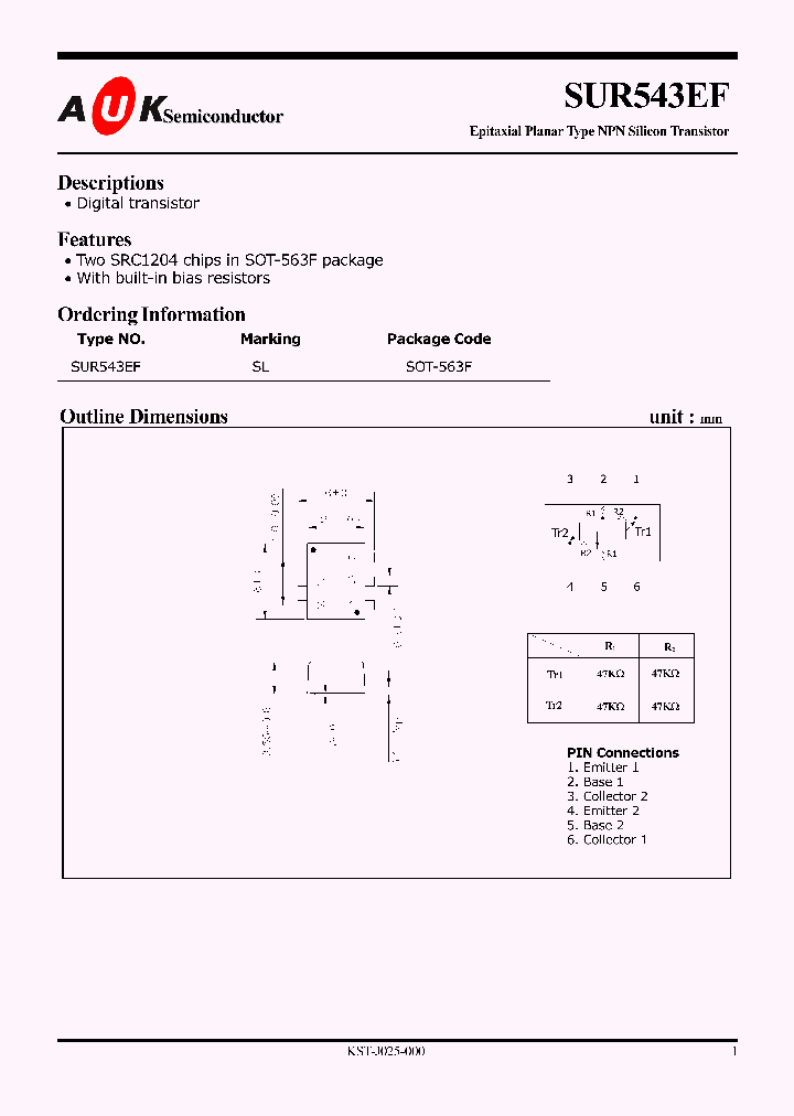 SUR543EF_1319919.PDF Datasheet