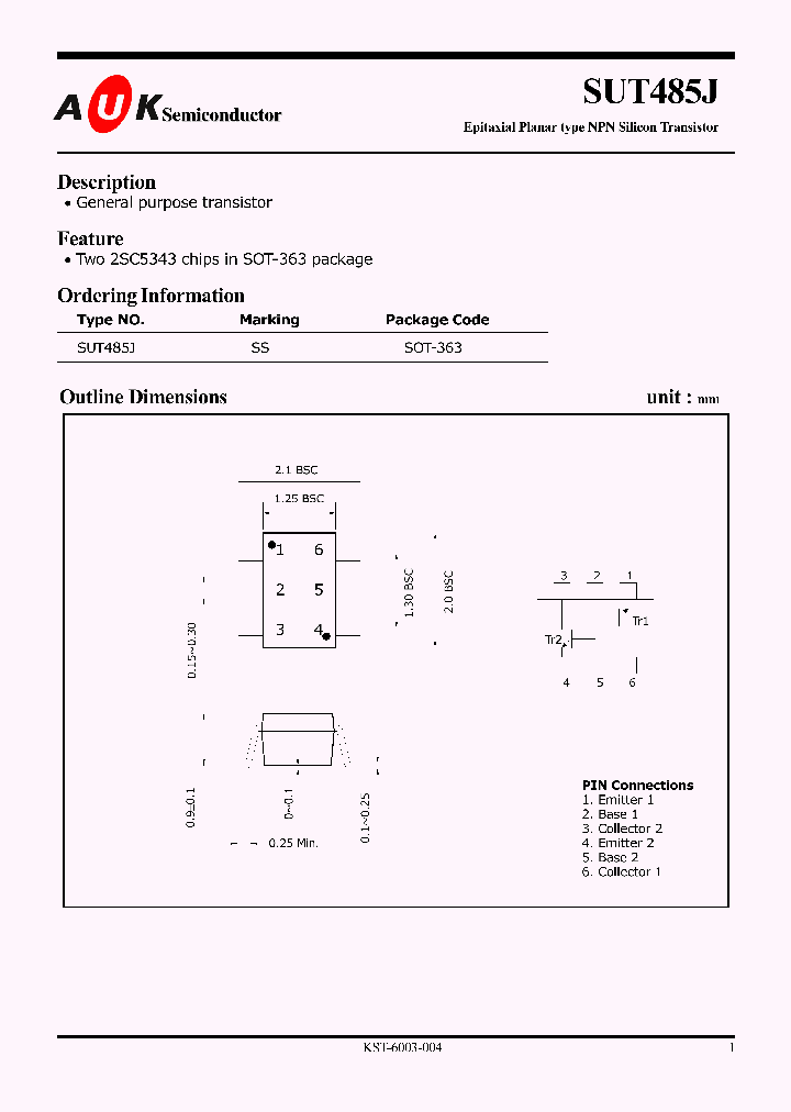 SUT485J_1319942.PDF Datasheet