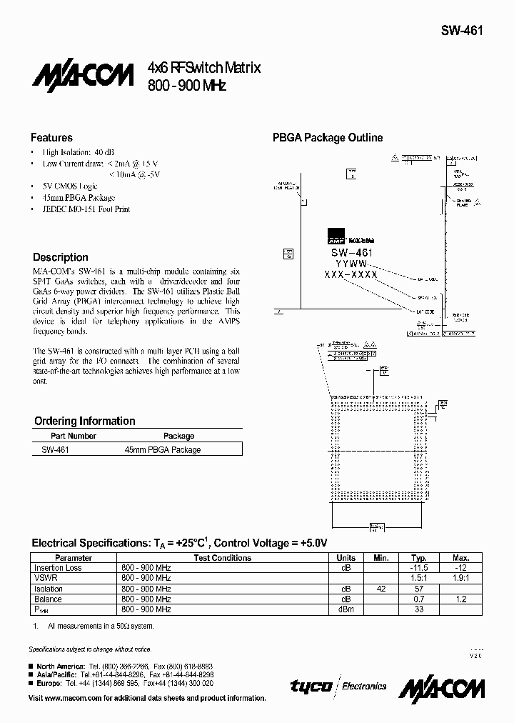 SW-461_1320087.PDF Datasheet