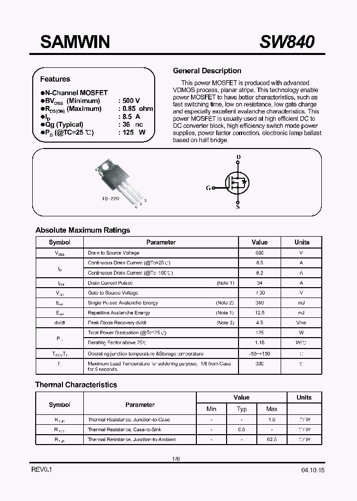 SW840_1131167.PDF Datasheet