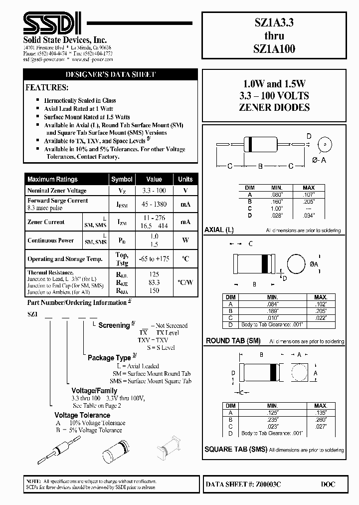 SZ1A33_1320761.PDF Datasheet