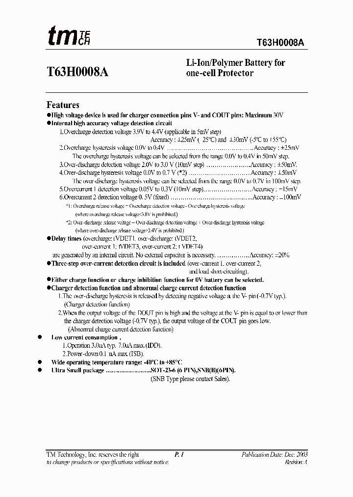 T63H0008A-DX_1321000.PDF Datasheet
