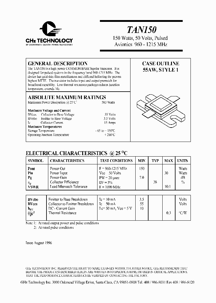 TAN150_1321642.PDF Datasheet