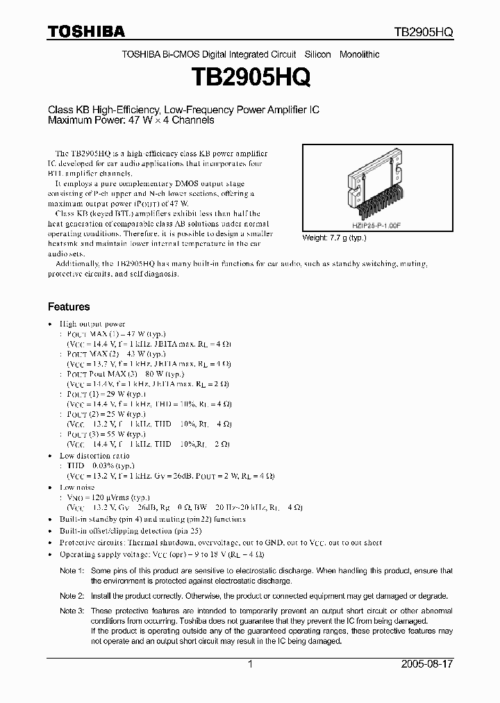 TB2905HQ_1321738.PDF Datasheet