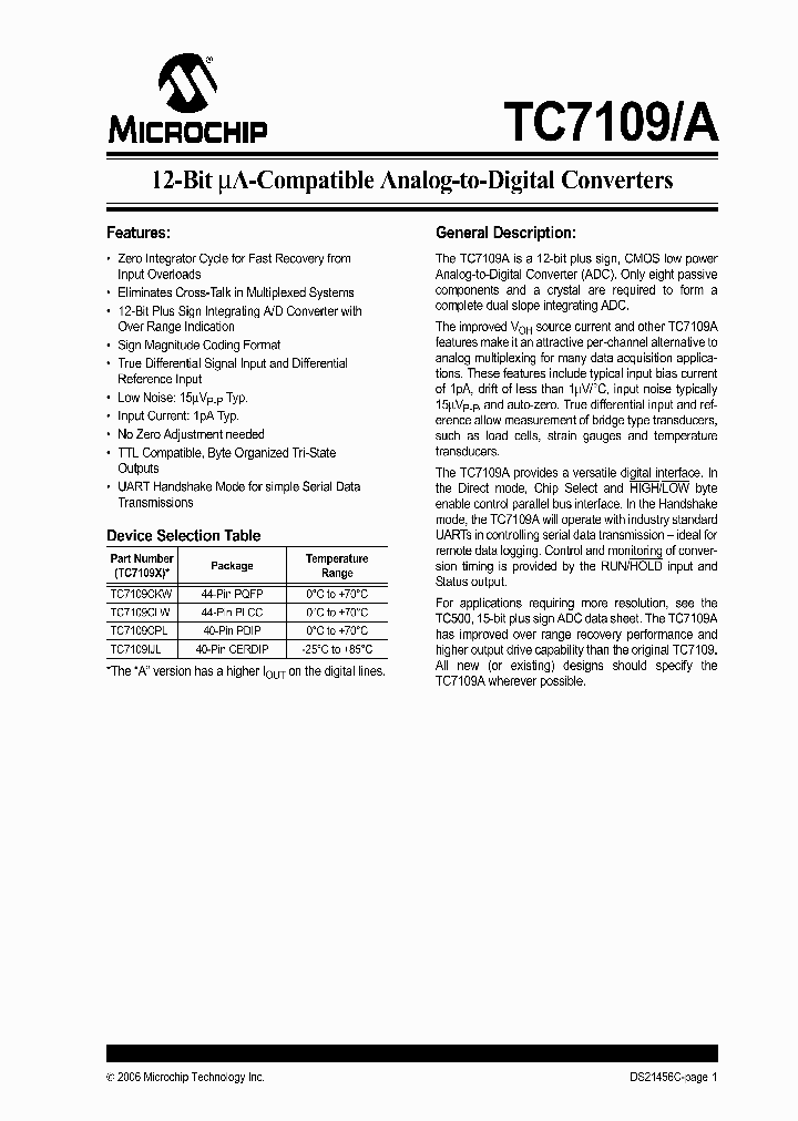TC7109IJL_1322362.PDF Datasheet