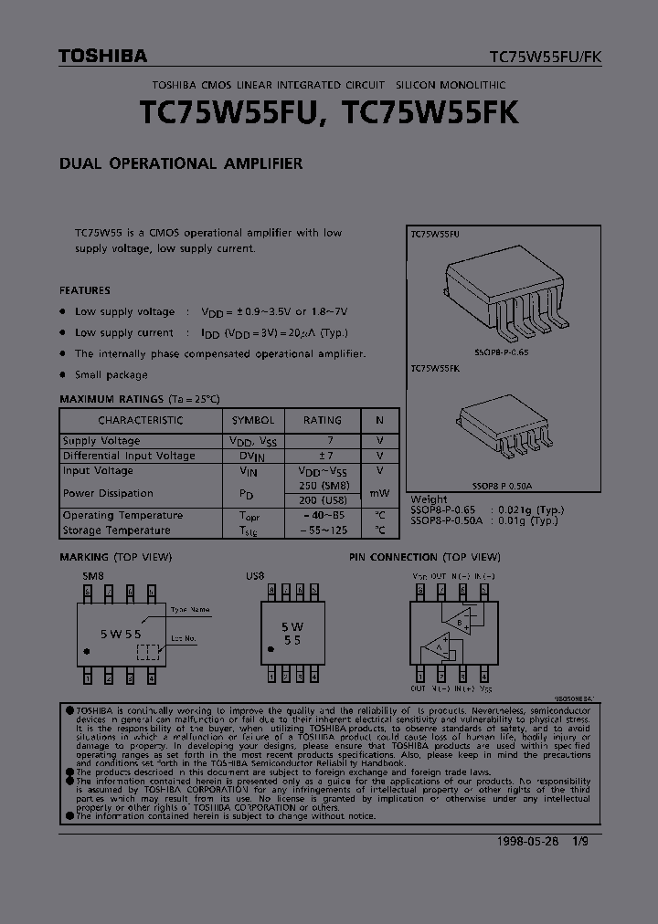 TC75W55FK_1124565.PDF Datasheet