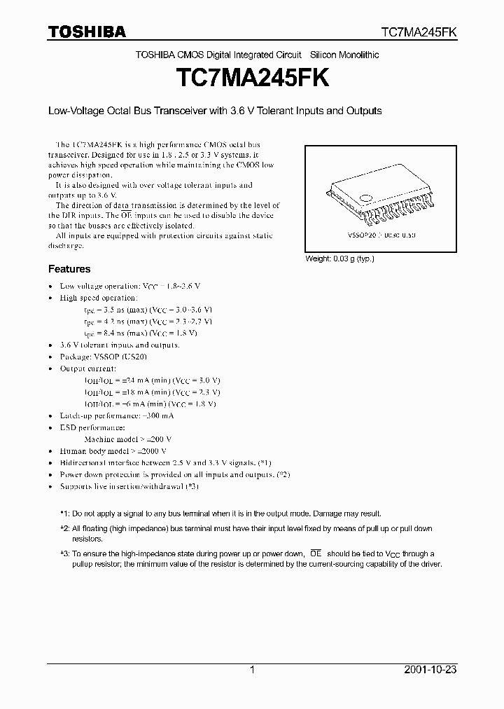TC7MA245FK_1128916.PDF Datasheet