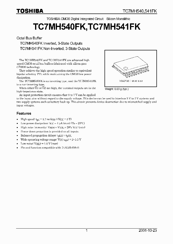 TC7MH541FK_1322727.PDF Datasheet