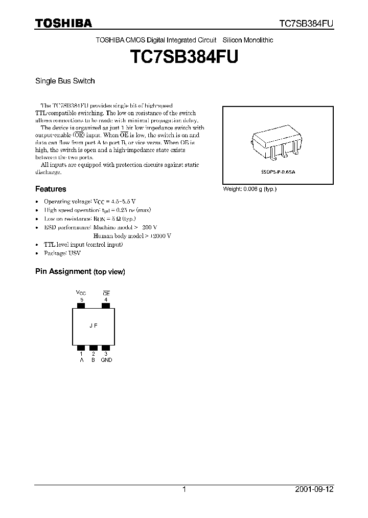 TC7SB384FU_1080655.PDF Datasheet