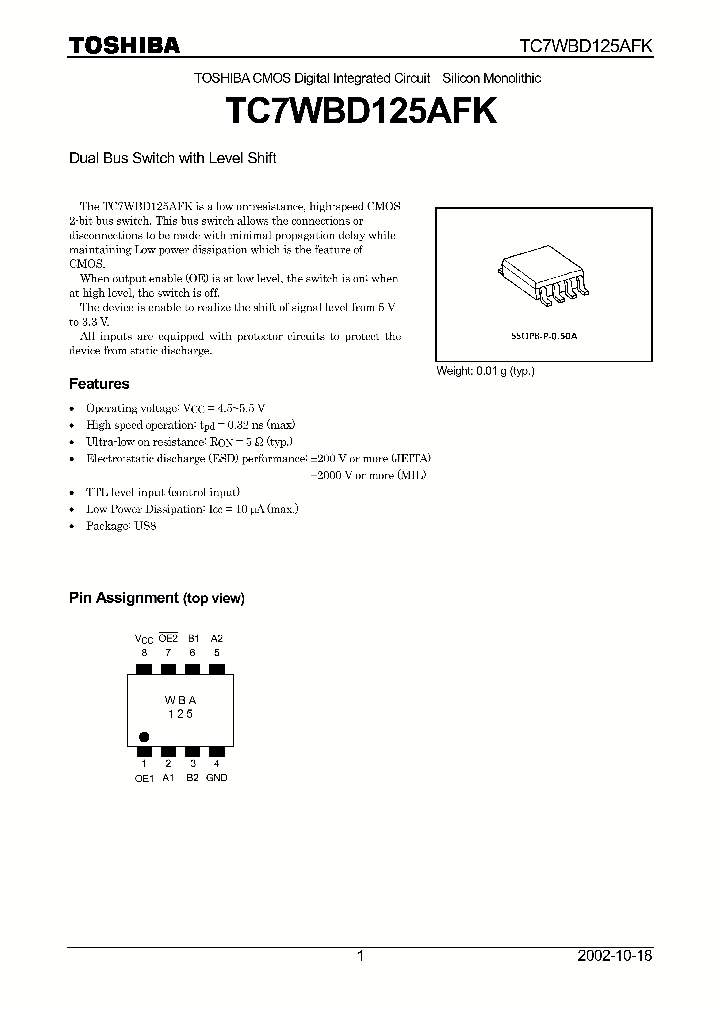 TC7WBD125AFK_1322814.PDF Datasheet