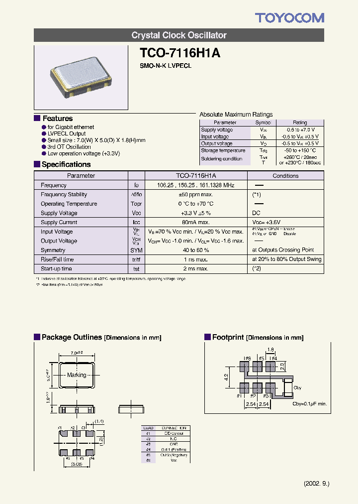 TCO-7116H1A_1054764.PDF Datasheet