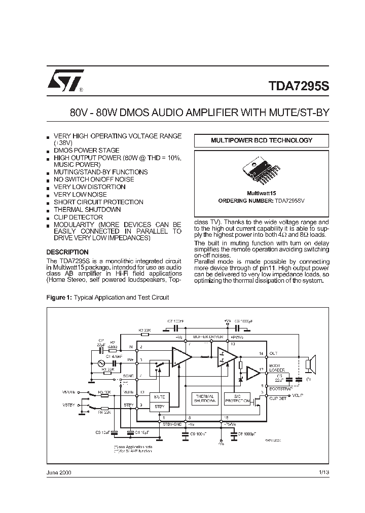 TDA7295SV_1323505.PDF Datasheet