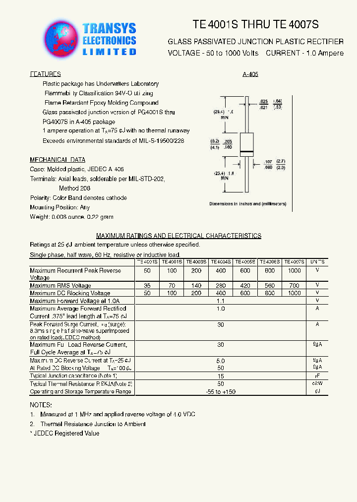 TE4007S_1323986.PDF Datasheet