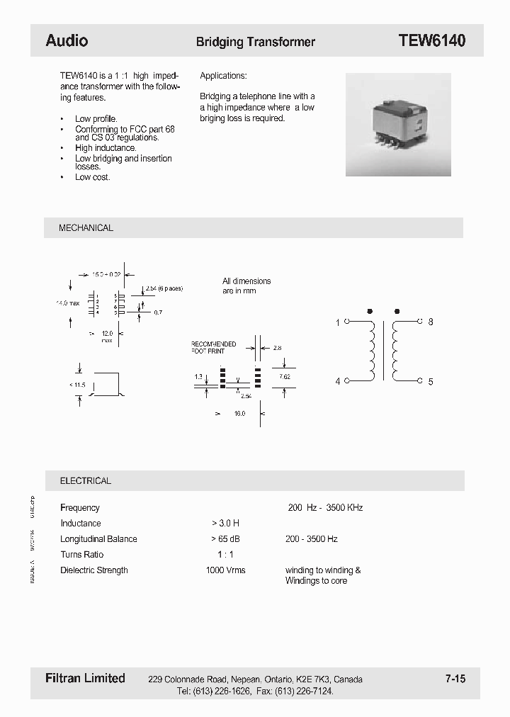 TEW6140_1324250.PDF Datasheet