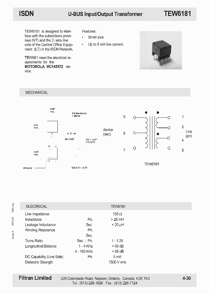 TEW6181_1324251.PDF Datasheet