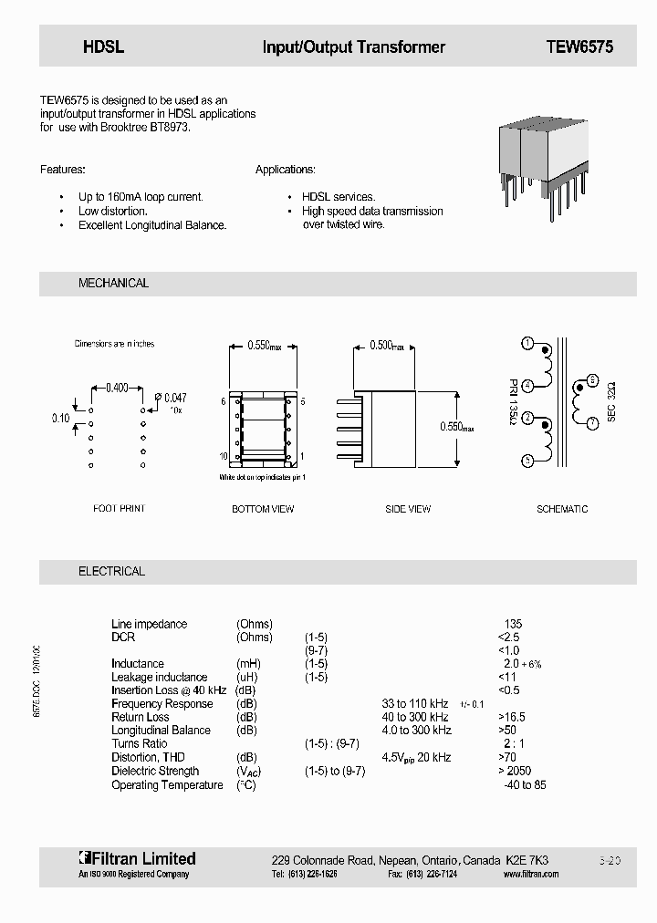 TEW6575_1324252.PDF Datasheet