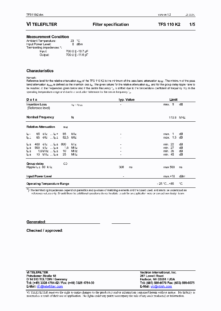 TFS110K2_1173821.PDF Datasheet