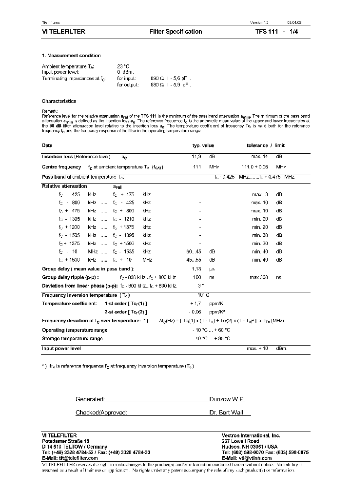 TFS111_1324373.PDF Datasheet