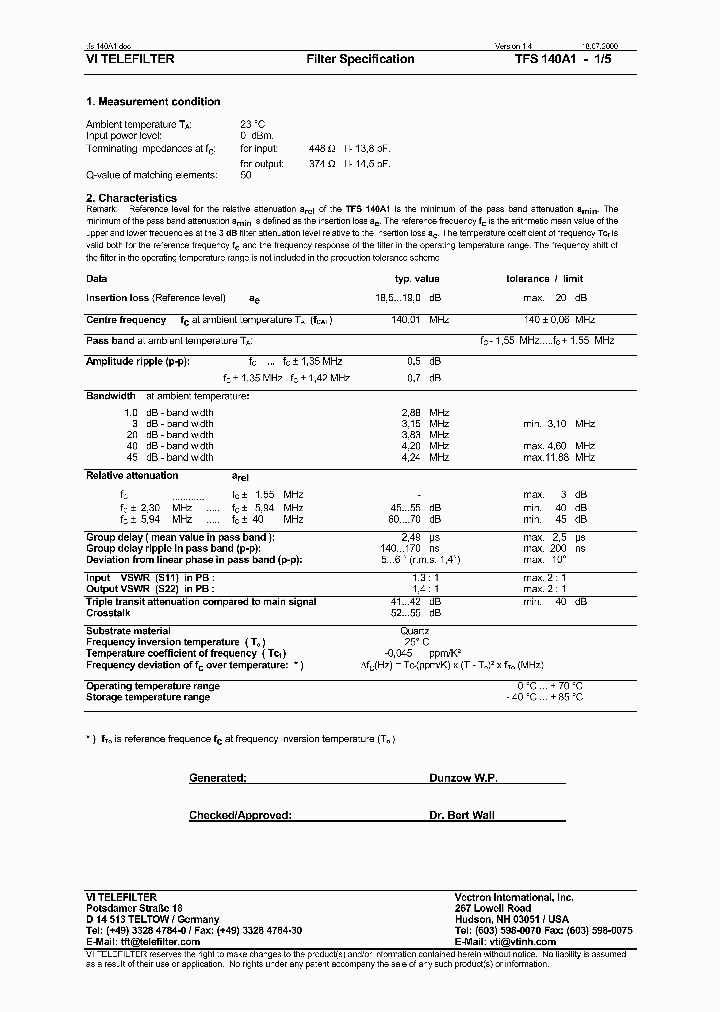 TFS140A1_1324404.PDF Datasheet