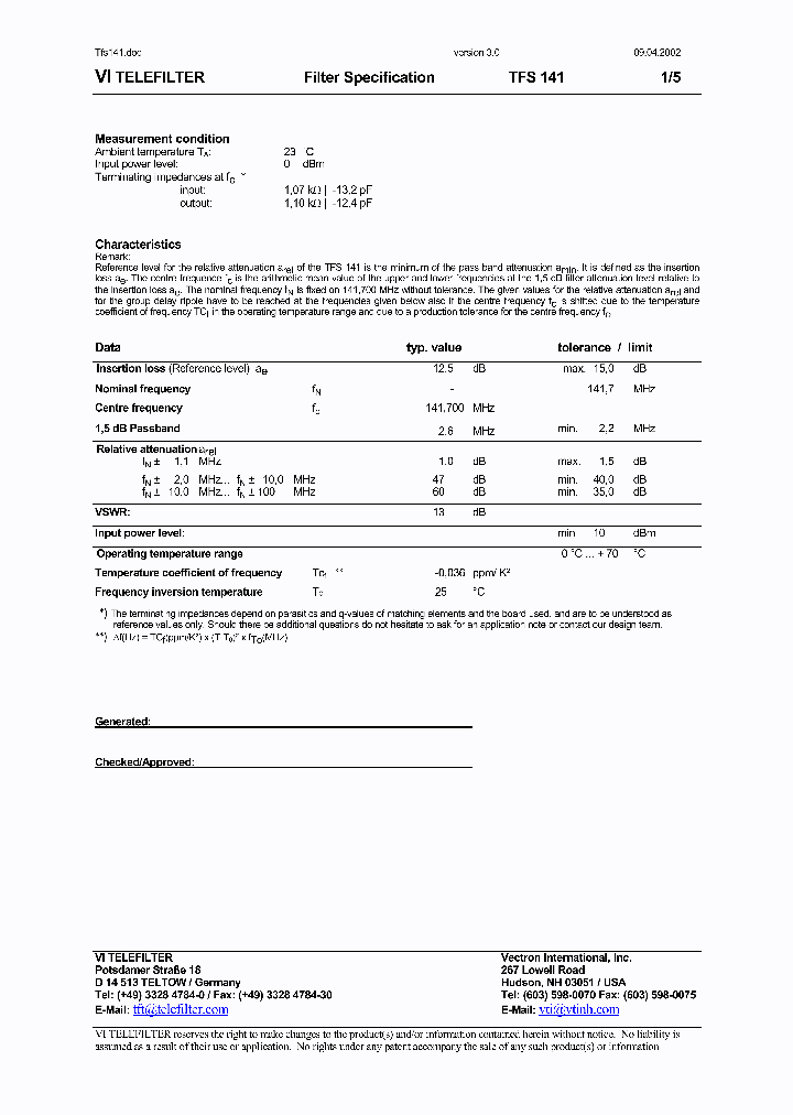 TFS141_1324419.PDF Datasheet