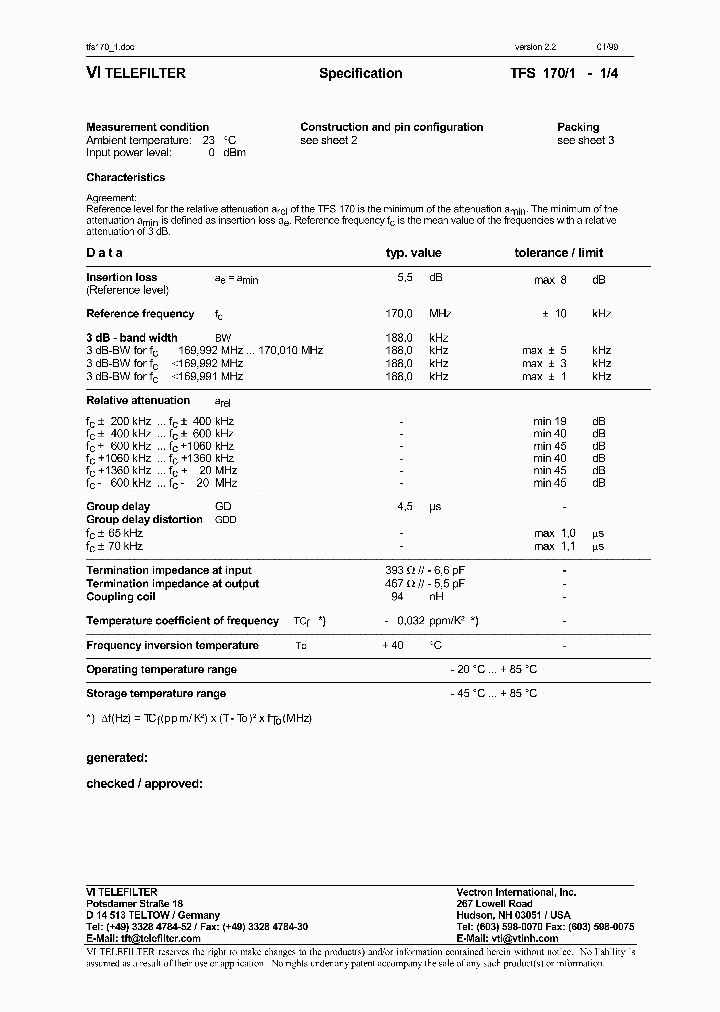 TFS171_1324445.PDF Datasheet