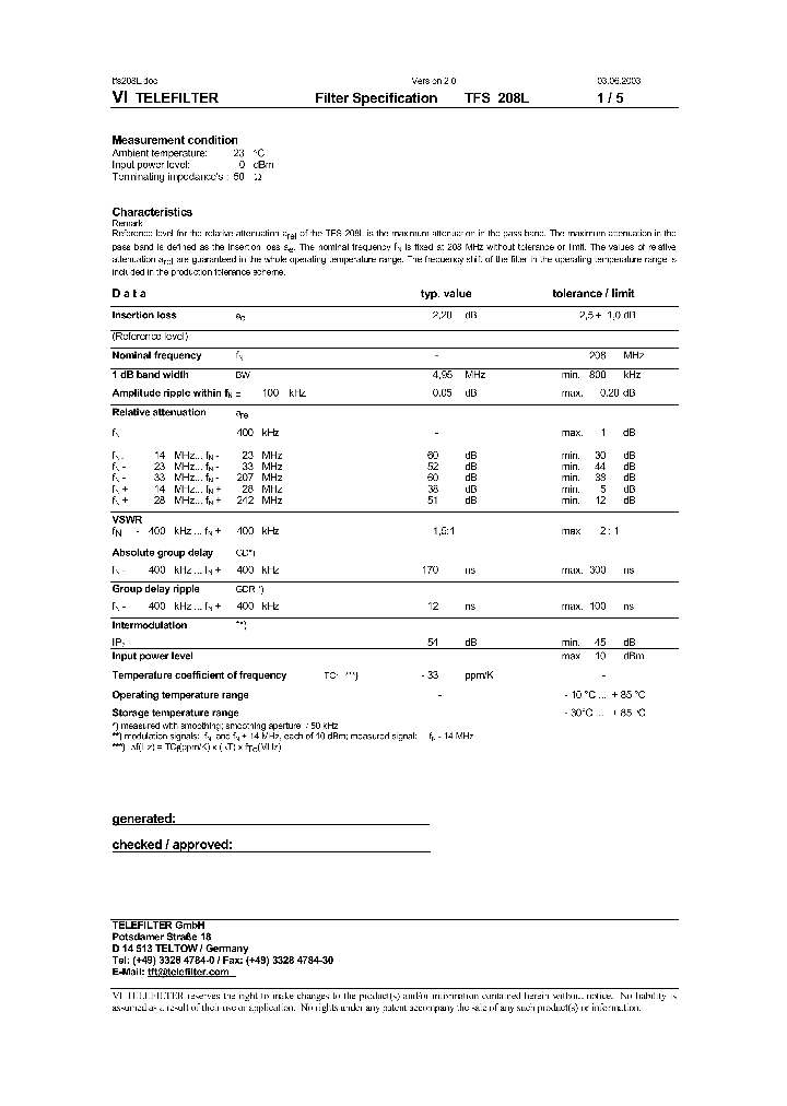 TFS208L_1324475.PDF Datasheet