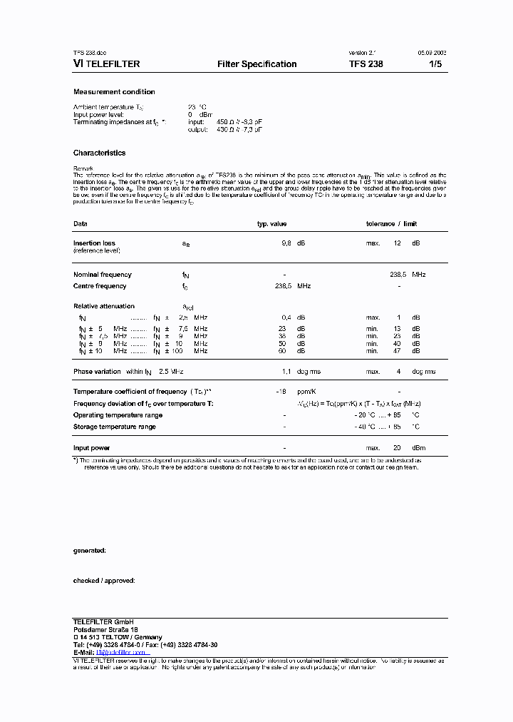 TFS238_1324500.PDF Datasheet
