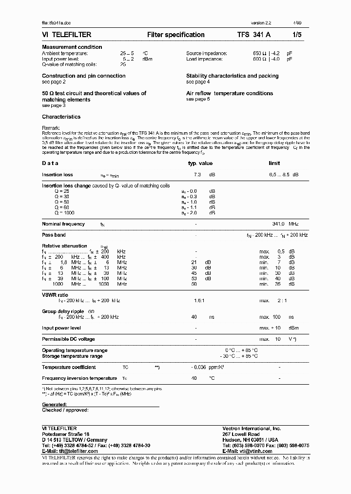 TFS341A_1324557.PDF Datasheet