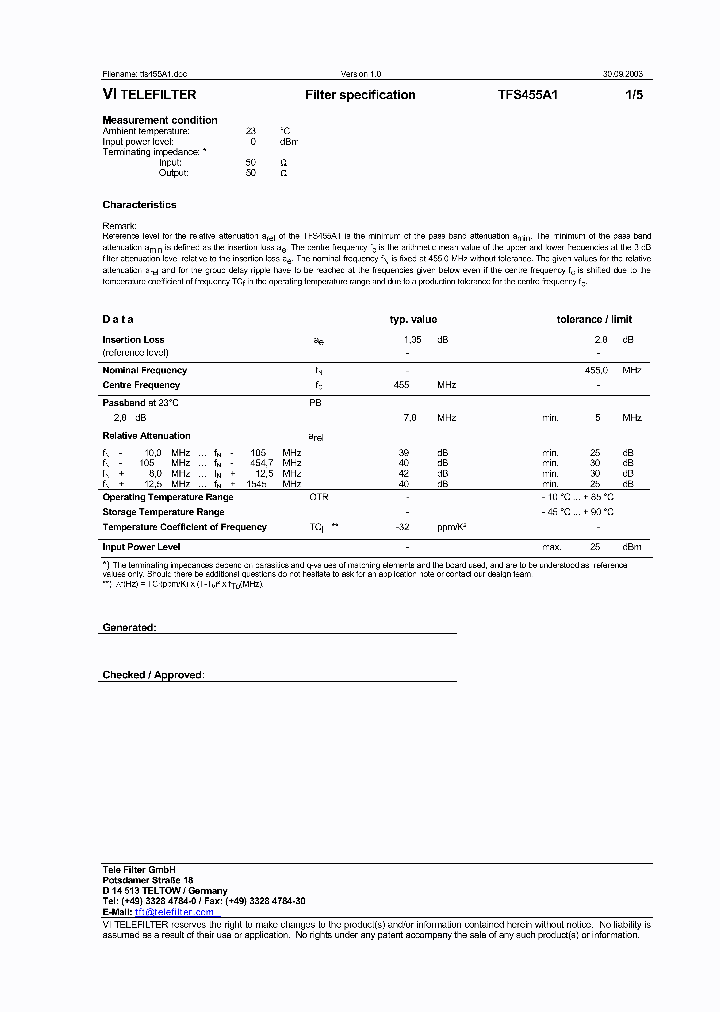 TFS455A1_1324631.PDF Datasheet