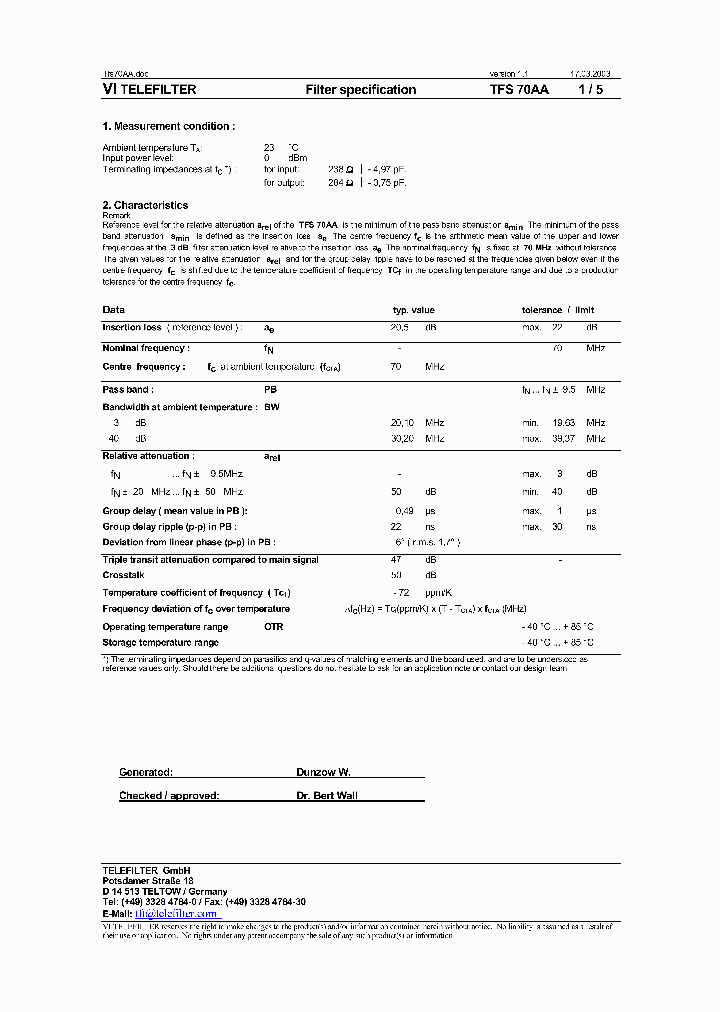 TFS70AA_1324662.PDF Datasheet