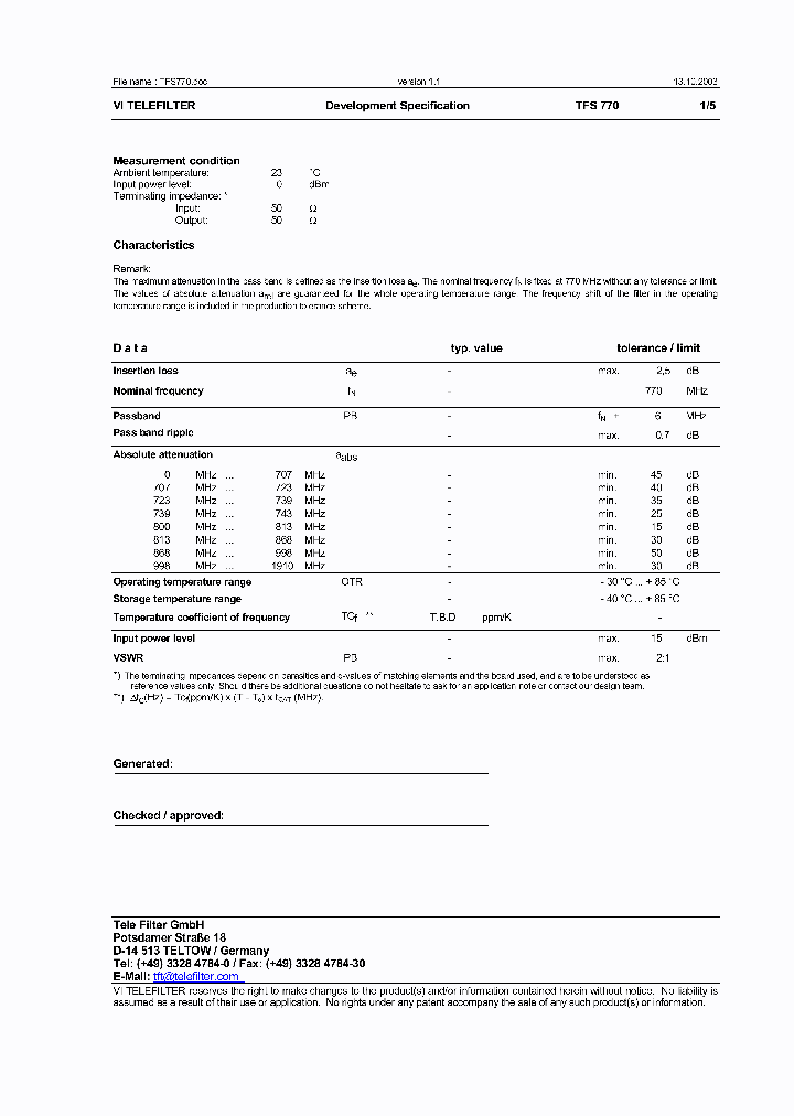 TFS770_1324710.PDF Datasheet