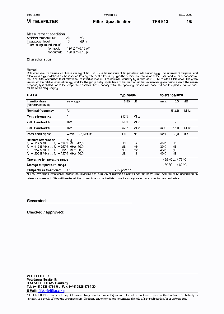 TFS912_1324736.PDF Datasheet